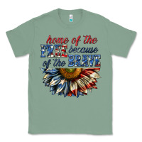 Sage home of the free because of the brave sunflower bi Classic Tee - texasbilliewilder