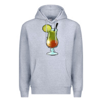 Heather Grey Margarita Glass Premium Hoodie - Jasminsmagicworld