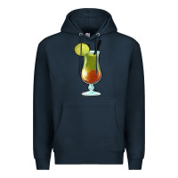 Navy Margarita Glass Premium Hoodie - Jasminsmagicworld