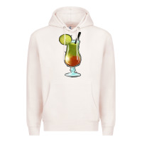 Pale Pink Margarita Glass Premium Hoodie - Jasminsmagicworld