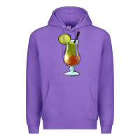 Purple Margarita Glass Premium Hoodie - Jasminsmagicworld