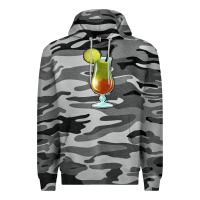 Slate Camo Margarita Glass Premium Hoodie - Jasminsmagicworld