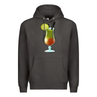 Smoke Margarita Glass Premium Hoodie - Jasminsmagicworld