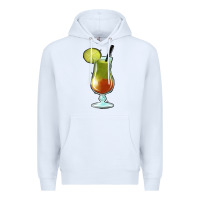 White Margarita Glass Premium Hoodie - Jasminsmagicworld