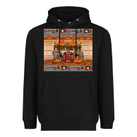 Black firefighter dad Heavyweight Hoodie - HRA Design Shop