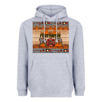 Heather Grey firefighter dad Heavyweight Hoodie - HRA Design Shop