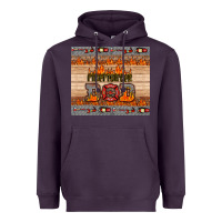 Plum firefighter dad Heavyweight Hoodie - HRA Design Shop