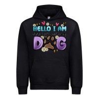Black hello i am obsessed with my dog Urban Hoodie - MaliasSmallBusiness