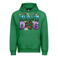 Emerald hello i am obsessed with my dog Urban Hoodie - MaliasSmallBusiness