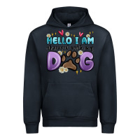 Navy hello i am obsessed with my dog Urban Hoodie - MaliasSmallBusiness