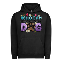 Pigment Black hello i am obsessed with my dog Urban Hoodie - MaliasSmallBusiness