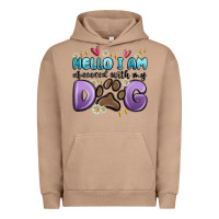 Pigment Burro hello i am obsessed with my dog Urban Hoodie - MaliasSmallBusiness