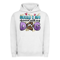 Pigment Lunar Rock hello i am obsessed with my dog Urban Hoodie - MaliasSmallBusiness
