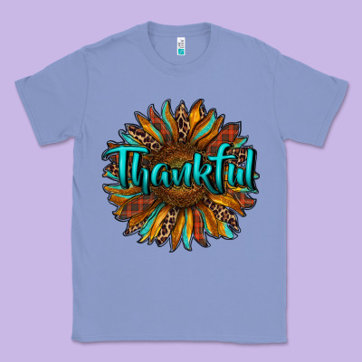 Thankful Sunflower Classic Tee Designed By Ranaportraitstore