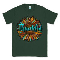 Sports Green thankful sunflower Classic Tee - RanaPortraitStore