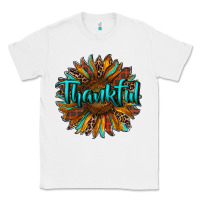 White thankful sunflower Classic Tee - RanaPortraitStore