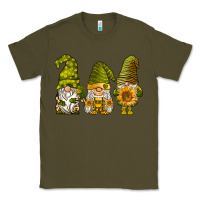 Army Green sunflower gnomies Classic Tee - BarkalooDesign