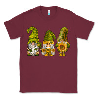 Burgundy sunflower gnomies Classic Tee - BarkalooDesign