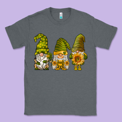 Sunflower Gnomies Classic Tee Designed By Barkaloodesign
