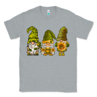 Heather Grey sunflower gnomies Classic Tee - BarkalooDesign