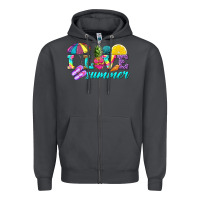 Smoke i love summer Zipper Hoodie - texasbilliewilder