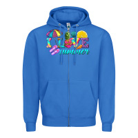 I Love Summer Zipper Hoodie | Teevron