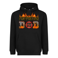 Black firefighter dad Heavyweight Hoodie - HRA Design Shop