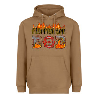 Toasted Coconut firefighter dad Heavyweight Hoodie - HRA Design Shop