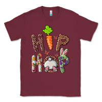 Burgundy hip hop easter bunny Classic Tee - RanaPortraitStore