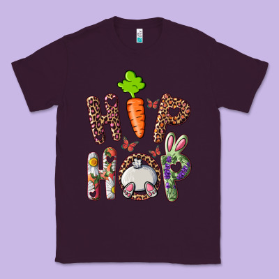 Classic Tee hip hop easter bunny