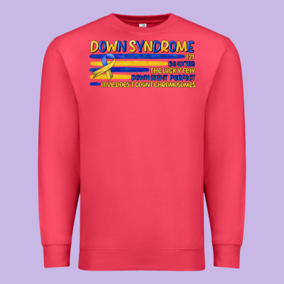 Down Syndrome Premium Sweatshirt Designed By Artiststas