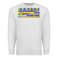 Oatmeal Heather down syndrome Premium Sweatshirt - Artiststas