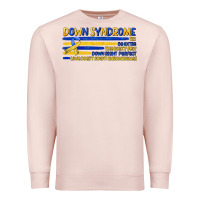 Pale Pink down syndrome Premium Sweatshirt - Artiststas