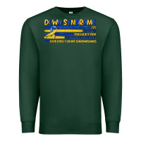 Sports Green down syndrome Premium Sweatshirt - Artiststas
