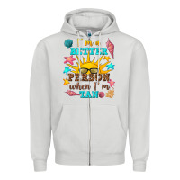 Dove Grey i m a better person when i m tan Zipper Hoodie - texasbilliewilder