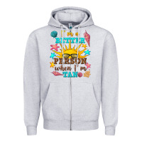 Heather Grey i m a better person when i m tan Zipper Hoodie - texasbilliewilder