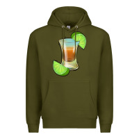 Army Green Tequila Shot Premium Hoodie - Jasminsmagicworld