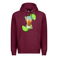 Burgundy Tequila Shot Premium Hoodie - Jasminsmagicworld