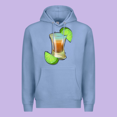 Tequila Shot Premium Hoodie Designed By Jasminsmagicworld