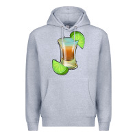 Heather Grey Tequila Shot Premium Hoodie - Jasminsmagicworld