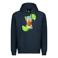 Navy Tequila Shot Premium Hoodie - Jasminsmagicworld