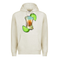 Oatmeal Heather Tequila Shot Premium Hoodie - Jasminsmagicworld