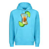 Ocean Blue Tequila Shot Premium Hoodie - Jasminsmagicworld