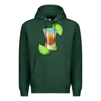 Sports Green Tequila Shot Premium Hoodie - Jasminsmagicworld