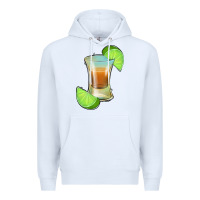 White Tequila Shot Premium Hoodie - Jasminsmagicworld