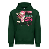 Forest Green torn between lookin' like a snack and eatin' one Urban Hoodie - MaliasSmallBusiness