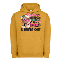 Pigment Peanut Butter torn between lookin' like a snack and eatin' one Urban Hoodie - MaliasSmallBusiness