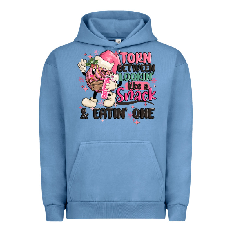 Torn Between Lookin' Like A Snack And Eatin' One Urban Hoodie by MaliasSmallBusiness | Teevron