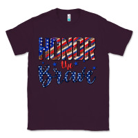 Plum honor the brave Classic Tee - texasbilliewilder