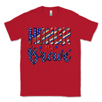 Red honor the brave Classic Tee - texasbilliewilder